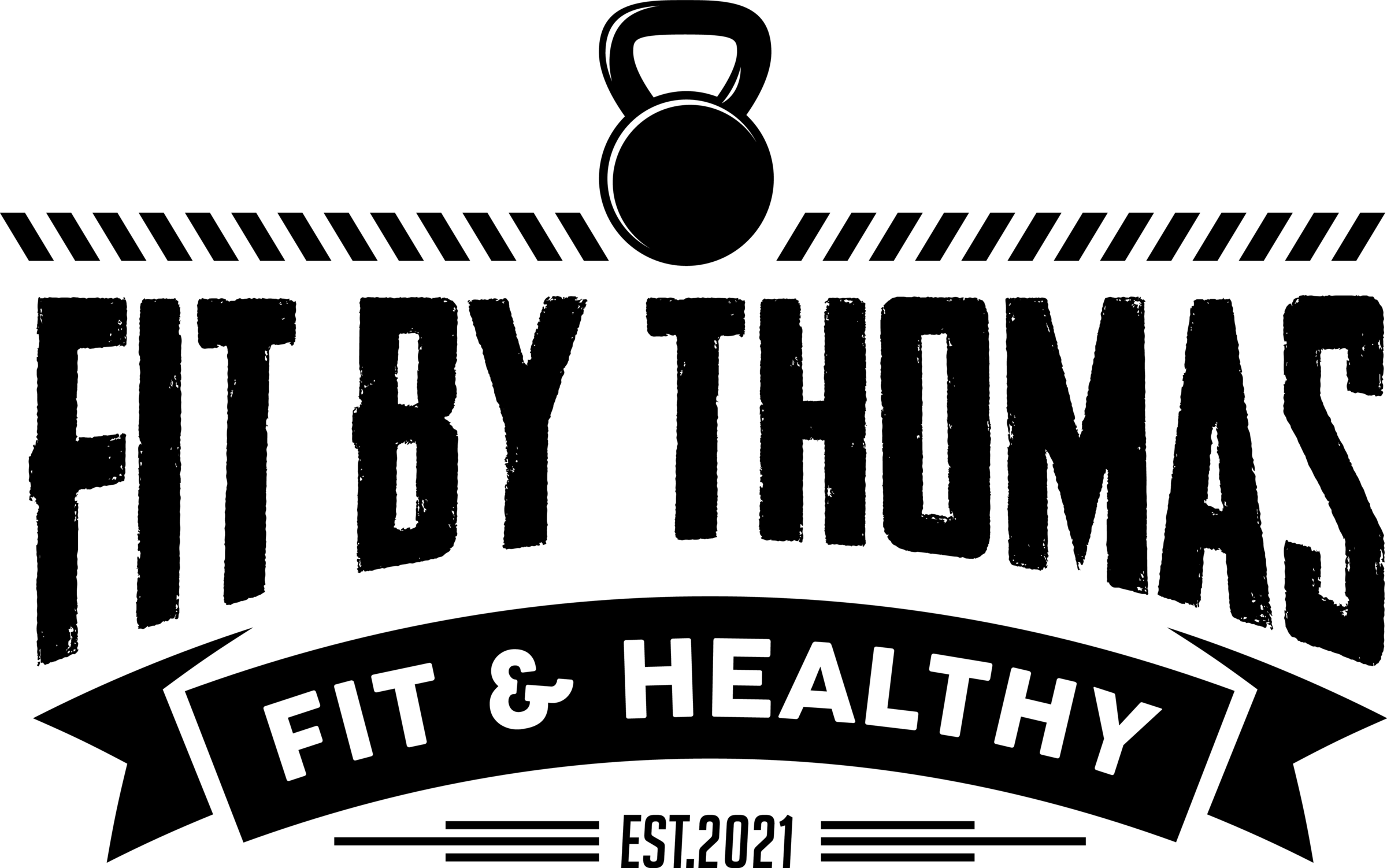 Fitbythomas logo zwart transparant